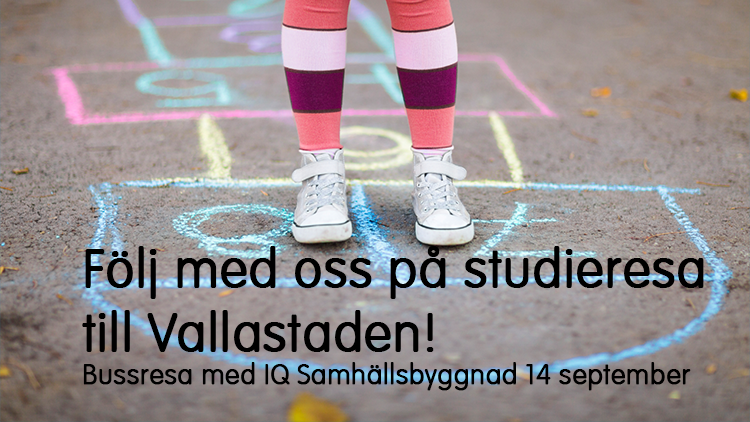 Annons för resan till Vallastaden 14 september